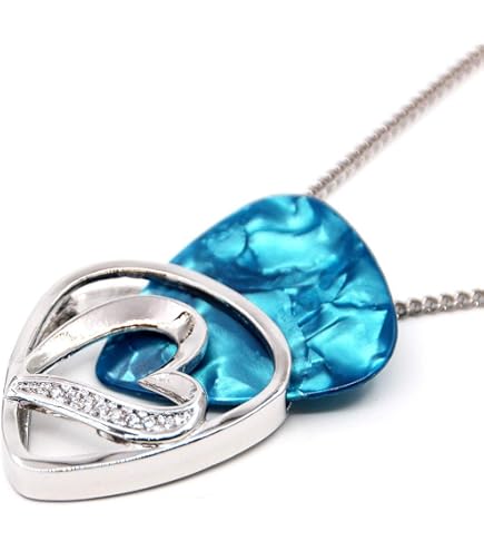 Amazon.co.jp: PICKRING スカル型ギターピックホルダーネックレス